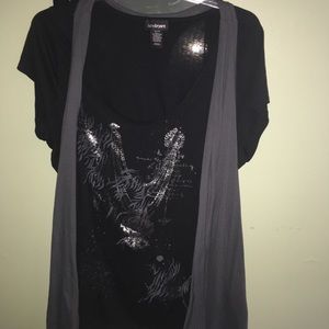 Lane Bryant vest/t shirt